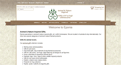 Desktop Screenshot of eponiagifts.com.au